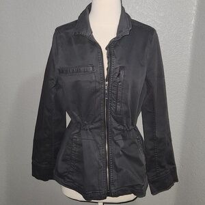 DAILY Ritual Cargo Jacket Size US 8 UK 12 EU 40 Dark Grey